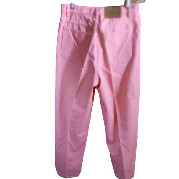 Lizwear Vintage Women's Jeans 10 28x29 1990's Pink High-Waist Pants Relaxed Fit - Picture 3 of 5